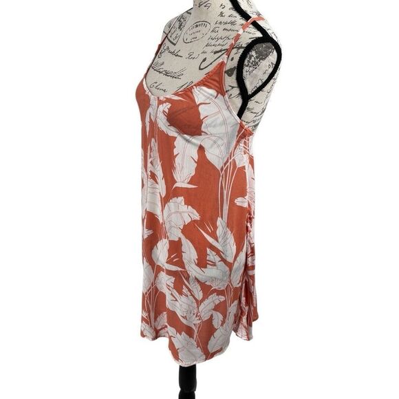ROXY Women's Printed Be in Love Beach Cover-up Dress Peach Size Small NWT - Picture 5 of 14